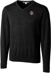 Cutter and Buck LSU Tigers Mens Black Vault Lakemont Long Sleeve Sweater