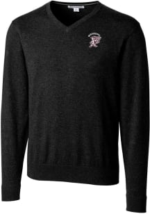 Cutter and Buck Mississippi State Bulldogs Mens Black Lakemont Long Sleeve Sweater