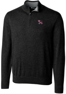 Cutter and Buck Clemson Tigers Mens Black Lakemont Long Sleeve 1/4 Zip Pullover