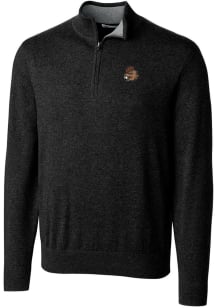 Cutter and Buck Oregon State Beavers Mens Black Vault Lakemont Long Sleeve 1/4 Zip Pullover