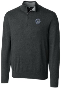 Cutter and Buck Penn State Nittany Lions Mens Grey Vault Lakemont Long Sleeve 1/4 Zip Pullover