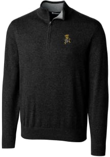 Cutter and Buck Wichita State Shockers Mens Black Lakemont Long Sleeve 1/4 Zip Pullover