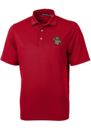 Cutter and Buck Kutztown University Mens Red Short Sleeve Polo