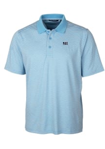 Cutter and Buck Jackson State Tigers Mens Blue Forge Tonal Stripe Stretch Big and Tall Polos Shi..