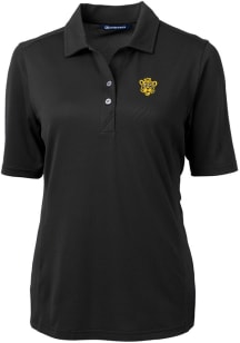 Cutter and Buck Missouri Tigers Womens Black Virtue Eco Pique Short Sleeve Polo Shirt