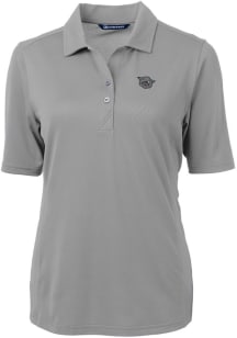 Cutter and Buck Cincinnati Bearcats Womens Grey Virtue Eco Pique Short Sleeve Polo Shirt
