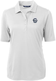 Cutter and Buck Penn State Nittany Lions Womens White Virtue Eco Pique Short Sleeve Polo Shirt