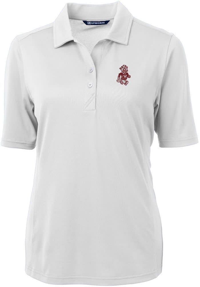 Louisville Cardinals Cutter & Buck Team Big & Tall Virtue Eco Pique  Recycled Polo - Gray