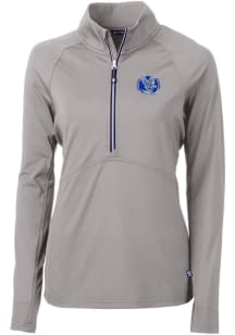 Cutter and Buck Air Force Falcons Womens Grey Adapt Eco 1/4 Zip Pullover