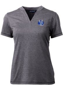Cutter and Buck Air Force Falcons Womens Grey Vault Forge Short Sleeve T-Shirt