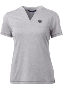 Cutter and Buck Cincinnati Bearcats Womens Grey Forge Blade Short Sleeve T-Shirt