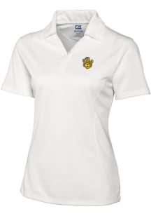 Cutter and Buck Missouri Tigers Womens White Drytec Genre Textured Short Sleeve Polo Shirt