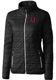 Cutter and Buck Utah Utes Womens Black Rainier PrimaLoft Puffer Filled Jacket