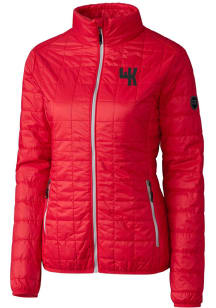 Cutter and Buck Western Kentucky Hilltoppers Womens Red Rainier PrimaLoft Puffer Filled Jacket