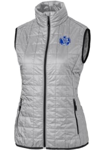 Cutter and Buck Air Force Falcons Womens Grey Rainier PrimaLoft Puffer Vest