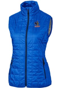 Cutter and Buck Delaware Fightin' Blue Hens Womens Blue Rainier PrimaLoft Puffer Vest