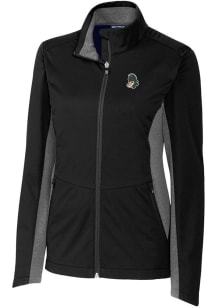 Womens Michigan State Spartans Black Cutter and Buck Vault Navigate Light Weight Jacket