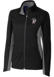 Cutter and Buck Mississippi State Bulldogs Womens Black Navigate Softshell Light Weight Jacket