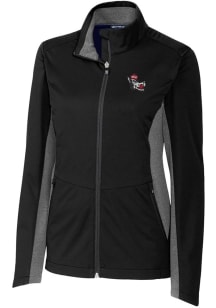 Cutter and Buck NC State Wolfpack Womens Black Navigate Softshell Light Weight Jacket