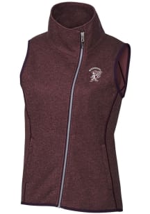 Cutter and Buck Mississippi State Bulldogs Womens Red Mainsail Vest