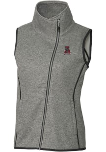 Cutter and Buck Alabama Crimson Tide Womens Grey Mainsail Vest