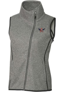 Cutter and Buck Auburn Tigers Womens Grey Mainsail Vest