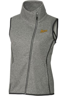 Cutter and Buck George Mason University Womens Grey Mainsail Vest