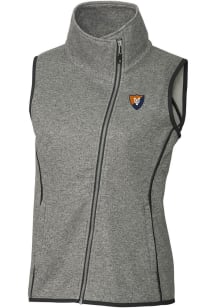 Cutter and Buck Illinois Fighting Illini Womens Grey Mainsail Vest