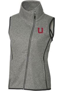 Cutter and Buck Utah Utes Womens Grey Mainsail Vest