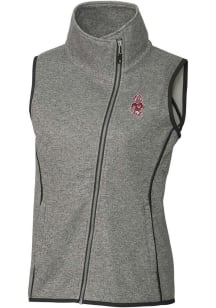 Cutter and Buck Washington State Cougars Womens Grey Mainsail Vest
