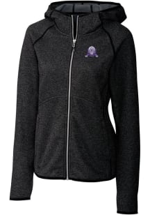 Cutter and Buck Northwestern Wildcats Womens Grey Mainsail Medium Weight Jacket