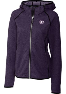 Cutter and Buck TCU Horned Frogs Womens Purple Mainsail Medium Weight Jacket