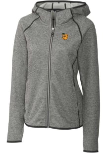 Cutter and Buck Baylor Bears Womens Grey Mainsail Medium Weight Jacket