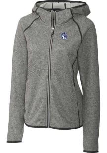 Cutter and Buck Fresno State Bulldogs Womens Grey Vault Mainsail Medium Weight Jacket