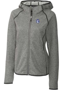 Cutter and Buck Fresno State Bulldogs Womens Grey Mainsail Medium Weight Jacket