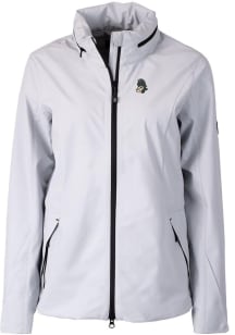 Womens Michigan State Spartans Grey Cutter and Buck Vapor Water Repellent Light Weight Jacket