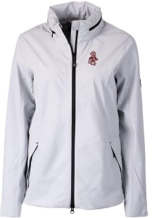 Cutter and Buck Washington State Cougars Womens Grey Vapor Water Repellent Light Weight Jacket