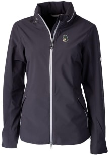 Womens Michigan State Spartans Black Cutter and Buck Vapor Water Repellent Light Weight Jacket