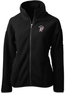 Cutter and Buck Mississippi State Bulldogs Womens Black Cascade Eco Sherpa Long Sleeve Full Zip ..