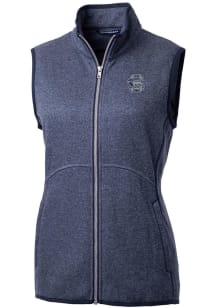 Cutter and Buck Penn State Nittany Lions Womens Navy Blue Mainsail Vest