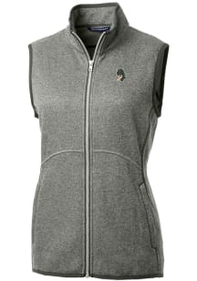 Womens Michigan State Spartans Grey Cutter and Buck Mainsail Vest
