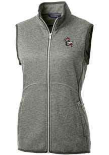 Cutter and Buck NC State Wolfpack Womens Grey Mainsail Vest