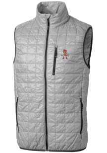 Cutter and Buck Oklahoma State Cowboys Big and Tall Grey Rainier PrimaLoft Vest Mens Vest