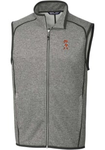 Cutter and Buck Oklahoma State Cowboys Big and Tall Grey Mainsail Sweater Vest Mens Vest