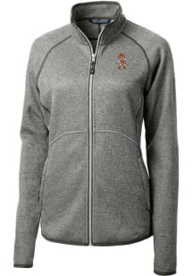 Cutter and Buck Oklahoma State Cowboys Womens Grey Mainsail Light Weight Jacket