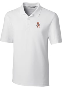 Cutter and Buck Oklahoma State Cowboys Mens White Forge Short Sleeve Polo