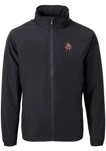 Cutter and Buck Oklahoma State Cowboys Mens Black Charter Eco Light Weight Jacket