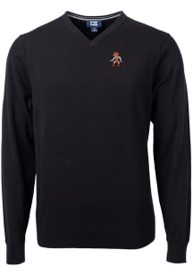 Cutter and Buck Oklahoma State Cowboys Mens Black Lakemont Long Sleeve Sweater