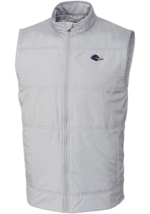 Cutter and Buck UTSA Roadrunners Mens Grey Stealth Hybrid Quilted Vest Big and Tall Vest