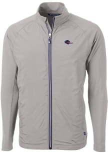 Cutter and Buck UTSA Roadrunners Mens Grey Adapt Eco Knit Big and Tall Light Weight Jacket